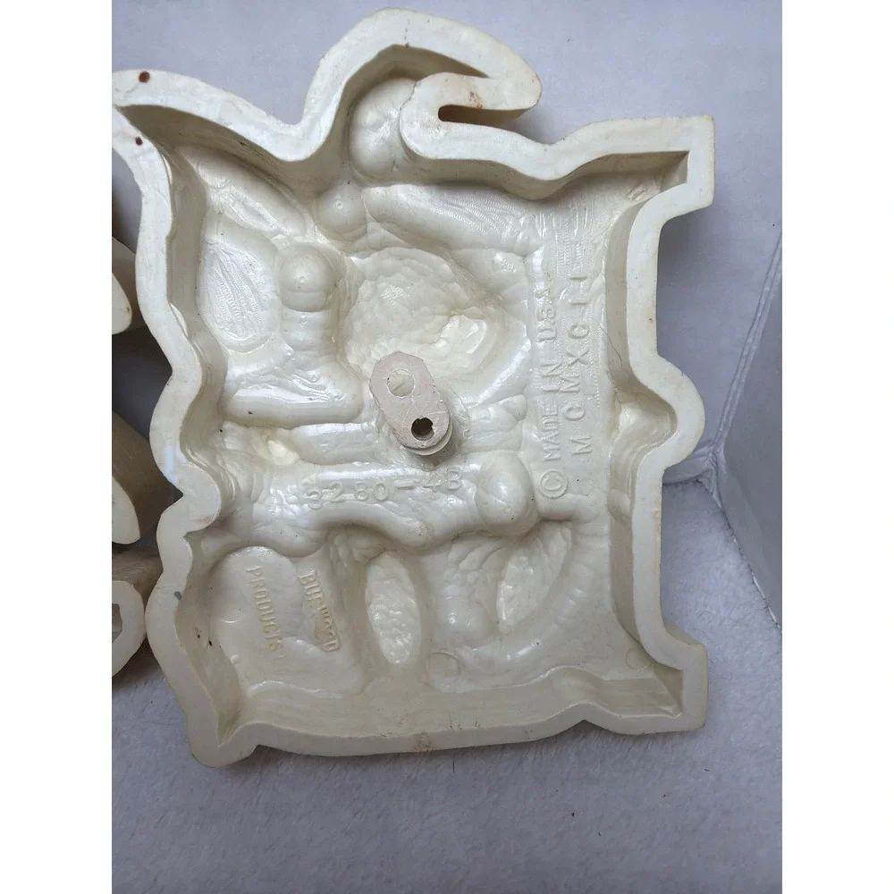Vintage 1987 & 1982 Burwood Bunny Rabbit LOVE Wall Decor 6 Piece Set Made in USA